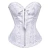 Corset Gothique Brocarde Blanc -Vêtements Gothiques Boutique 078 2 1201 900