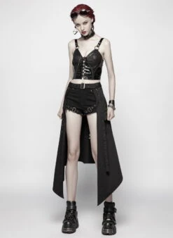 Surjupe Gothique Femme PUNK RAVE -Vêtements Gothiques Boutique 1101747 900
