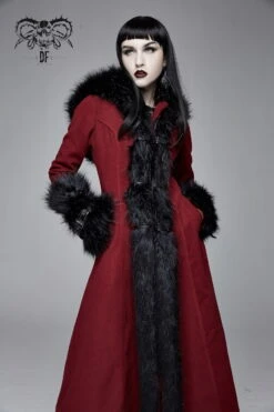 Long Manteau DEVIL FASHION 'blood Of Sirena' -Vêtements Gothiques Boutique 110512354 900