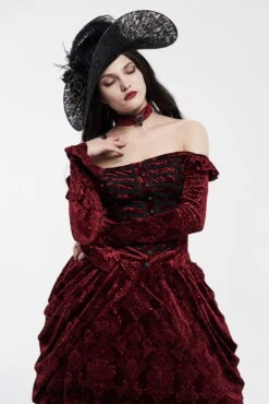 Haut PUNK RAVE 'blood Empera' -Vêtements Gothiques Boutique 11103252 900