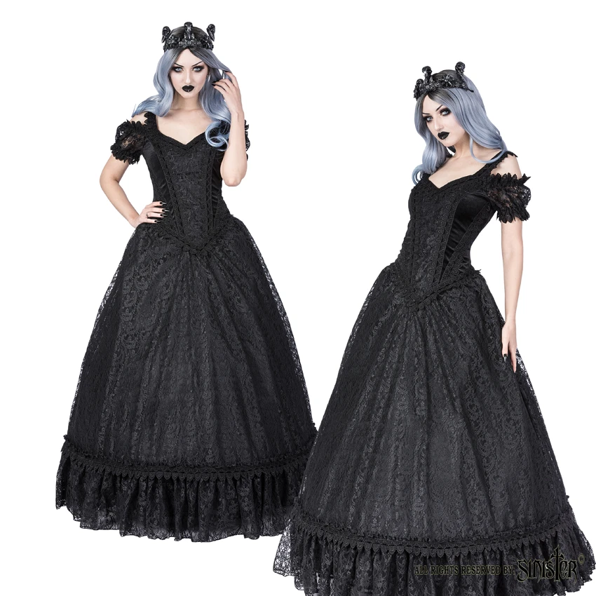 Robe De Mariée Gothique SINISTER 4 Robe De Mariée Gothique SINISTER – Image 2