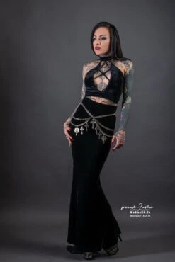 Longue Jupe KILLSTAR 'the Ghostess' -Vêtements Gothiques Boutique 11longuejupekillstartheghostessaadsc 5648 modifier modifier 1 900