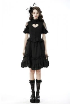 Chemisier DARK IN LOVE 'coeur Sombre' -Vêtements Gothiques Boutique 128b7efd1c9340e2c2e811ecf79a7837image666x1000 900