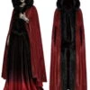 Longue Cape Femme PUNK RAVE 'lune Rousse' -Vêtements Gothiques Boutique 1423rd 900