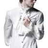 Chemise Gothique Blanche à Jabot PUNK RAVE