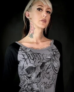 T-shirt Manches Longues HYRAW 'hurt' -Vêtements Gothiques Boutique 206 900