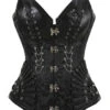 Corset Gothique Brocarde Noir -Vêtements Gothiques Boutique 20 900