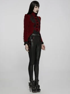 Veste PUNK RAVE 'red Palace' -Vêtements Gothiques Boutique 22 03616 900