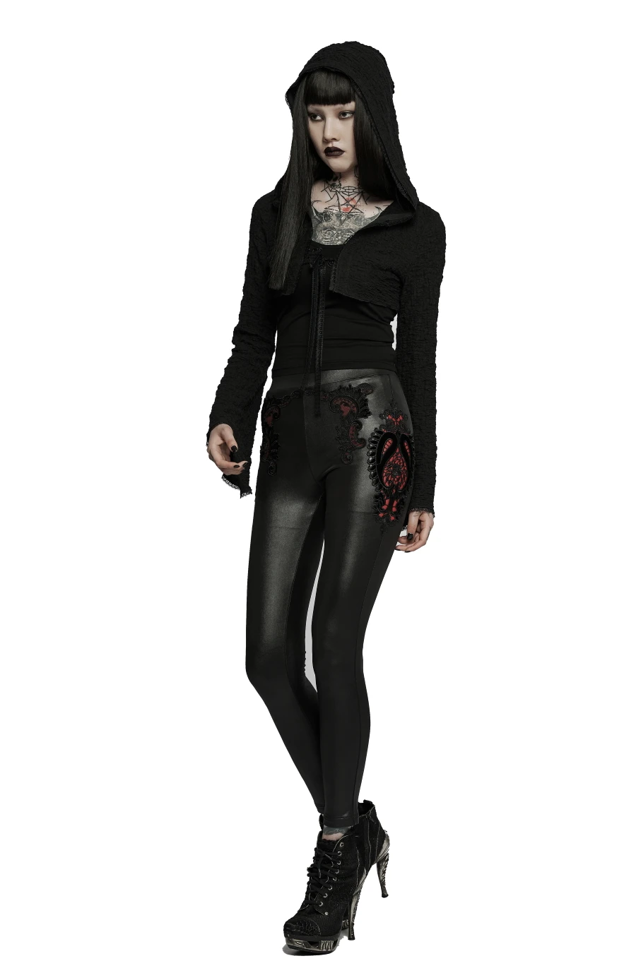 Leggings PUNK RAVE 'Gothic Stroll' 4 Leggings PUNK RAVE 'Gothic Stroll' – Image 2