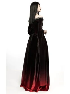 Longue Robe PUNK RAVE 'Majestic Empress' -Vêtements Gothiques Boutique 22 04257 900
