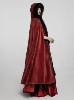 Longue Cape Femme PUNK RAVE 'lune Rousse' 10 Longue Cape Femme PUNK RAVE 'lune Rousse' -Vêtements Gothiques Boutique 22 04331 900