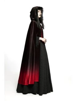Longue Cape Femme PUNK RAVE 'Queen Of Crows' 12 Longue Cape Femme PUNK RAVE 'Queen Of Crows' -Vêtements Gothiques Boutique 22 04457 900