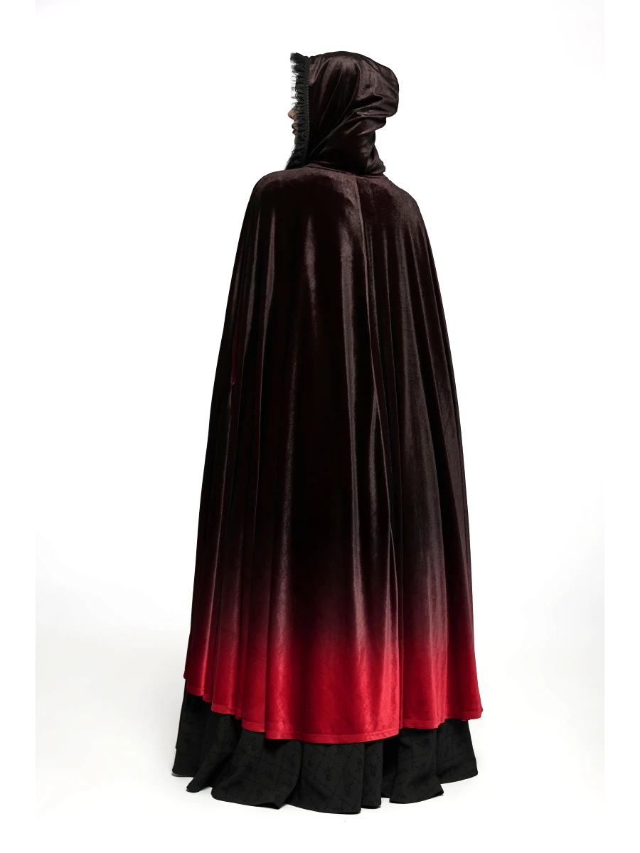 Longue Cape Femme PUNK RAVE 'Queen Of Crows' 8 Longue Cape Femme PUNK RAVE 'Queen Of Crows' – Image 6