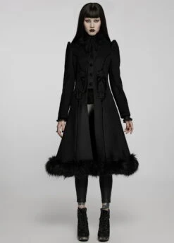 Long Manteau Gothique Punk Rave 'Emperium' -Vêtements Gothiques Boutique 22 04590 900