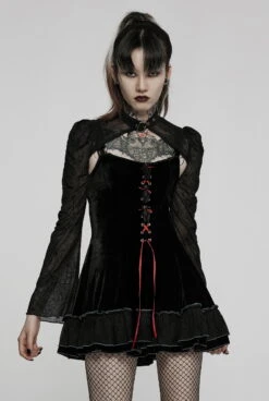 Robe 2 En 1 PUNK RAVE 'Wilgefortis' -Vêtements Gothiques Boutique 2202801 900