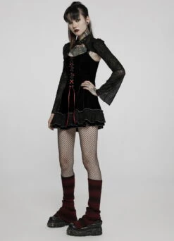 Robe 2 En 1 PUNK RAVE 'Wilgefortis' -Vêtements Gothiques Boutique 2202807 900