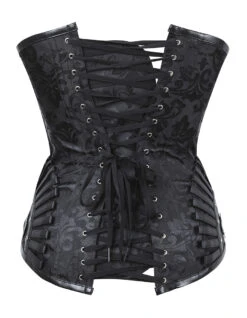 Corset Gothique Brocarde Noir -Vêtements Gothiques Boutique 2210 900