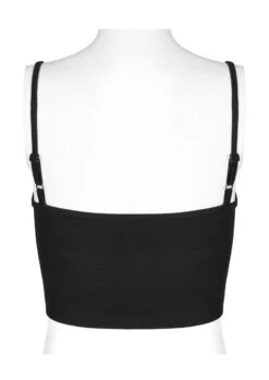 Crop Top PUNK RAVE 'Coeur Brisé' -Vêtements Gothiques Boutique 2608039064202503580500013 900