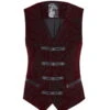 Gilet Gothique Sans Manches PUNK RAVE -Vêtements Gothiques Boutique 2608039064202503580500173 900