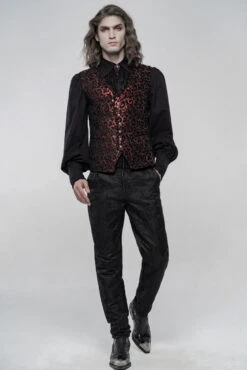 Gilet PUNK RAVE 'blood Of Guntur' -Vêtements Gothiques Boutique 2608039064202503580501090 900