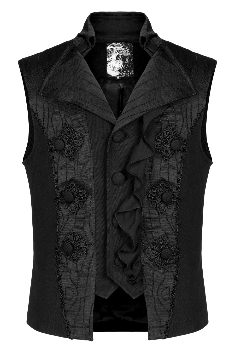 Gilet Jacquard Sans Manches PUNK RAVE 4 Gilet Jacquard Sans Manches PUNK RAVE – Image 2