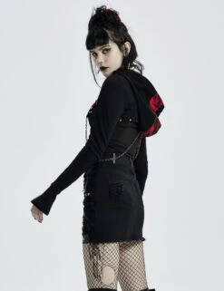 Jupe Post-apocalypse PUNK RAVE 'dark Decadence' -Vêtements Gothiques Boutique 2608039064202503580502300 900