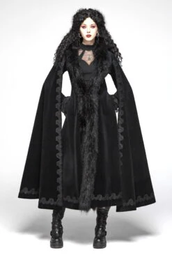 Long Manteau Gothique Punk Rave 'Goth Queen' -Vêtements Gothiques Boutique 2608039064202503580502440 900