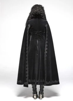 Long Manteau Gothique Punk Rave 'Goth Queen' -Vêtements Gothiques Boutique 2608039064202503580502481 900