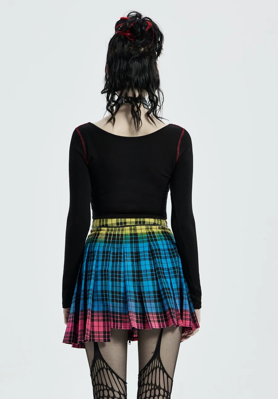 Mini Jupe Plissée PUNK RAVE 4 Mini Jupe Plissée PUNK RAVE – Image 2