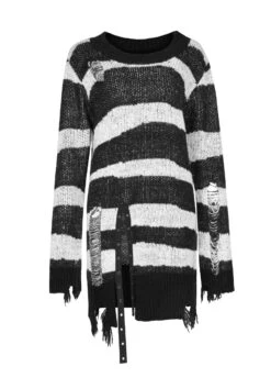 Pull Oversize PUNK RAVE 'white Moon' -Vêtements Gothiques Boutique 2608039064202503580502814 900