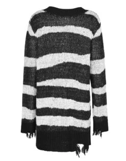 Pull Oversize PUNK RAVE 'white Moon' -Vêtements Gothiques Boutique 2608039064202503580502822 900