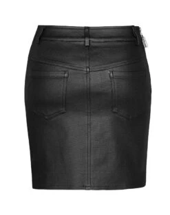 Jupe Look Cuir PUNK RAVE 'feronia' -Vêtements Gothiques Boutique 2608039064202503580503000 900