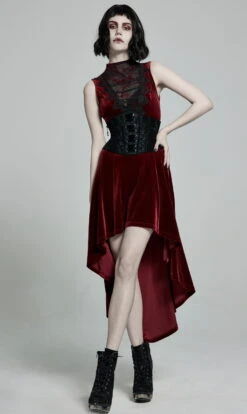 Serre-taille Romantique Noir PUNK RAVE -Vêtements Gothiques Boutique 2608039064202503580504201 900
