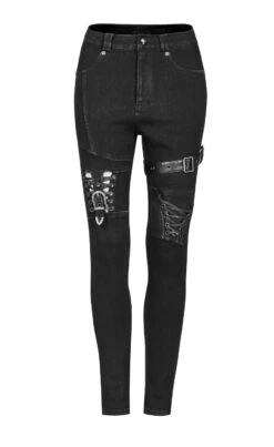Jean Gothique PUNK RAVE 'Lamia' -Vêtements Gothiques Boutique 2608039064202503580504912 900
