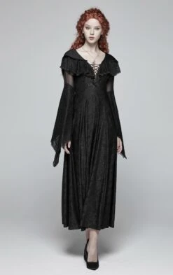 Longue Robe PUNK RAVE 'gothana' 11 Longue Robe PUNK RAVE 'gothana' -Vêtements Gothiques Boutique 2608039064202503580505219 900