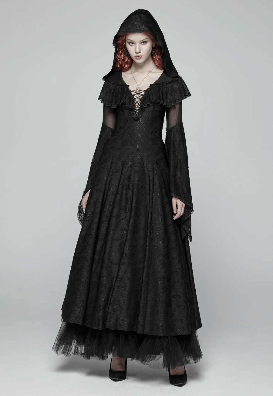 Longue Robe PUNK RAVE 'gothana' 4 Longue Robe PUNK RAVE 'gothana' – Image 2