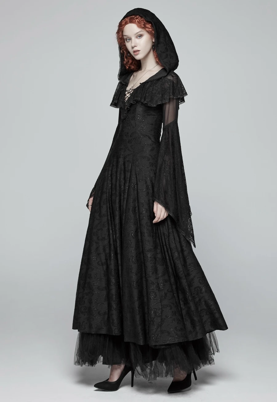 Longue Robe PUNK RAVE 'gothana' 5 Longue Robe PUNK RAVE 'gothana' – Image 3