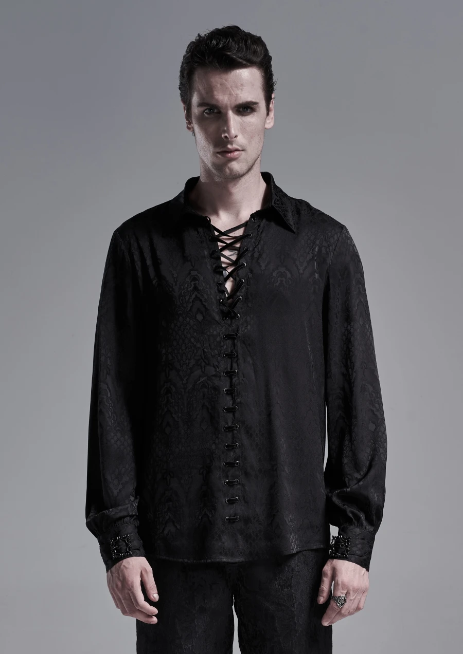 Chemise PUNK RAVE 'ebrimud Black' 3 Chemise PUNK RAVE 'ebrimud Black'