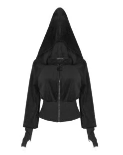 Veste Zippée PUNK RAVE 'lune Noire' -Vêtements Gothiques Boutique 2608039064202503580507919 900