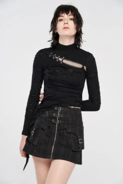 Mini Jupe PUNK RAVE 'punkalia' 10 Mini Jupe PUNK RAVE 'punkalia' -Vêtements Gothiques Boutique 2608039064202503580508939 900