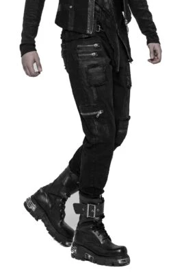 Pantalon Homme PUNK RAVE 'black Storm' -Vêtements Gothiques Boutique 2608039064202503580522653 900