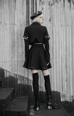 Mini Jupe PUNK RAVE 'dark Lolita' -Vêtements Gothiques Boutique 260803906420250358058957 900