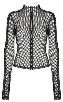 Haut Gothique PUNK RAVE En Tissu Mesh -Vêtements Gothiques Boutique 2641021629215172025035805001079 900