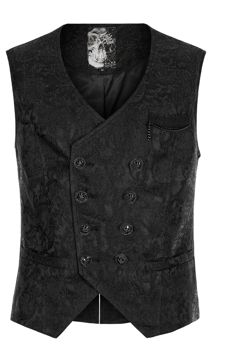 Gilet Brocarde Sans Manches PUNK RAVE 3 Gilet Brocarde Sans Manches PUNK RAVE