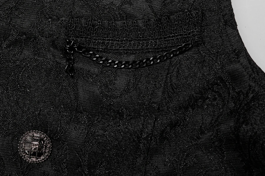 Gilet Brocarde Sans Manches PUNK RAVE 7 Gilet Brocarde Sans Manches PUNK RAVE – Image 5