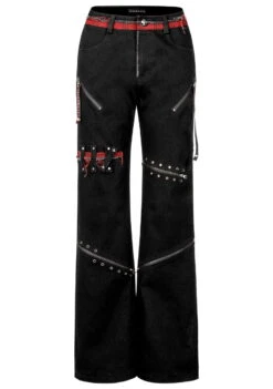 Pantalon Baggy PUNK RAVE 'Adallia' -Vêtements Gothiques Boutique 264102162921517202503580500449 900