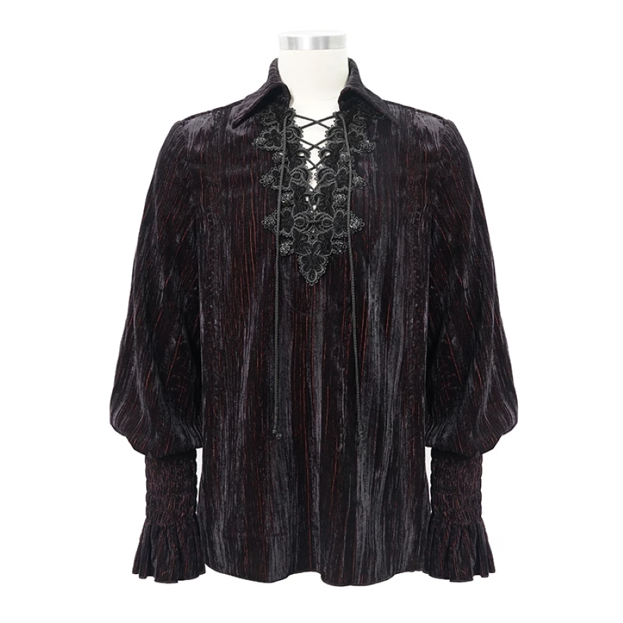 Chemise Vampire DEVIL FASHION 'aleister' 4 Chemise Vampire DEVIL FASHION 'aleister' – Image 2