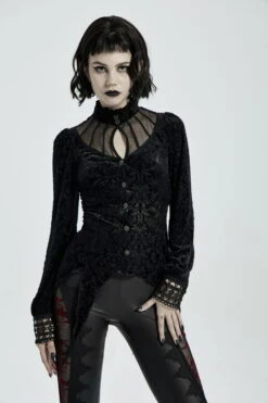 Chemisier PUNK RAVE 'Elja' -Vêtements Gothiques Boutique 280232525303833 900