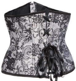 Serre-taille Gothique Noir Et Blanc -Vêtements Gothiques Boutique 2869a10 900