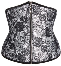 Serre-taille Gothique Noir Et Blanc